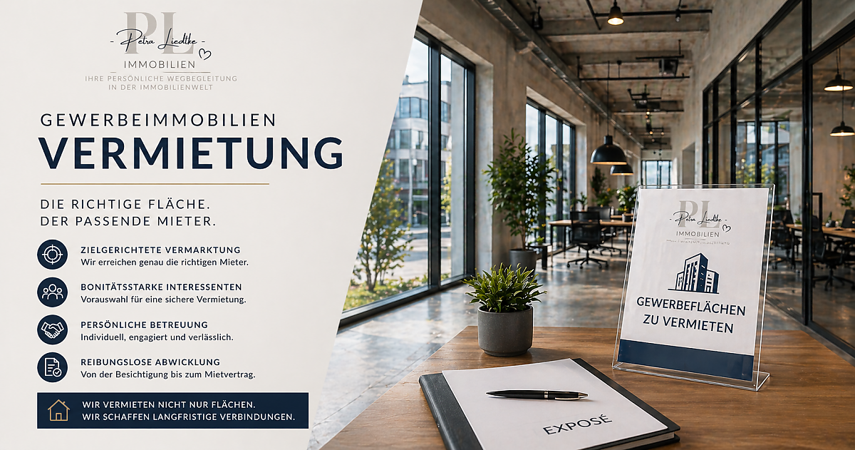 Foto Vermietung von Gewerbeimmobilien